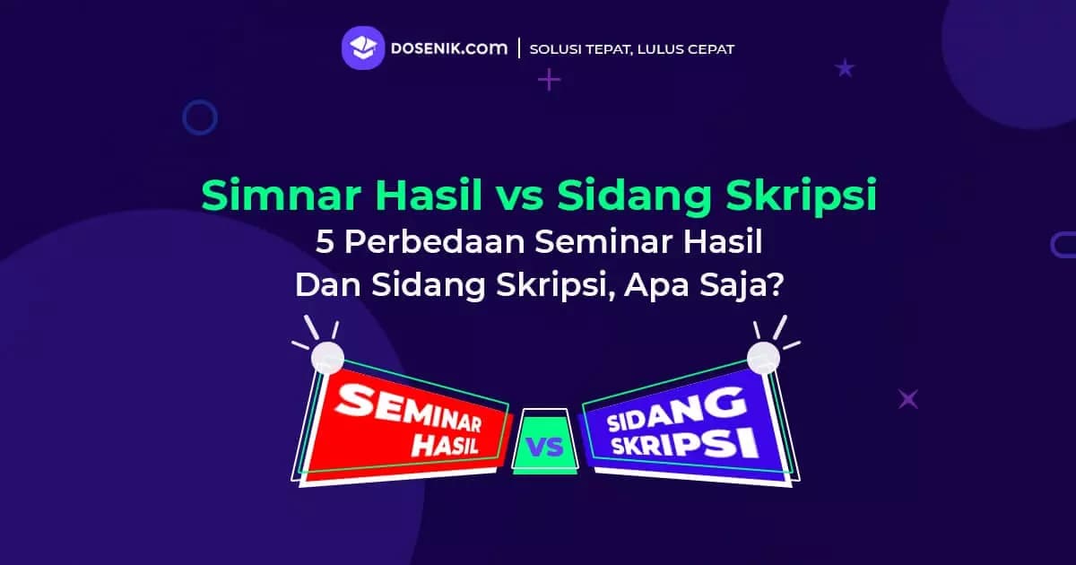 5 Perbedaan Seminar Hasil dan Sidang Skripsi, Apa Saja?